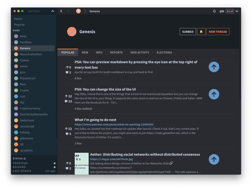 Install Aether P2P on Linux | Snap Store