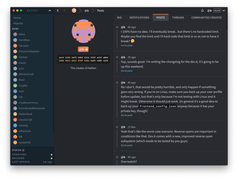 Install Aether P2P on Linux | Snap Store