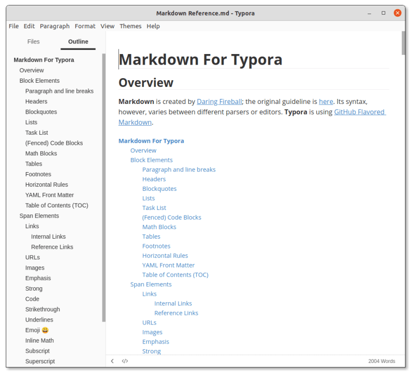 Install typora on Linux | Snap Store