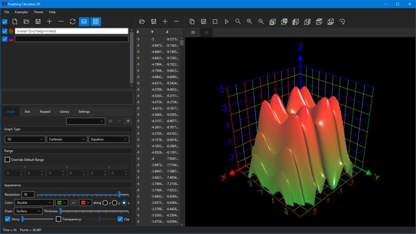 Install Graphing Calculator 3D on Linux | Snap Store