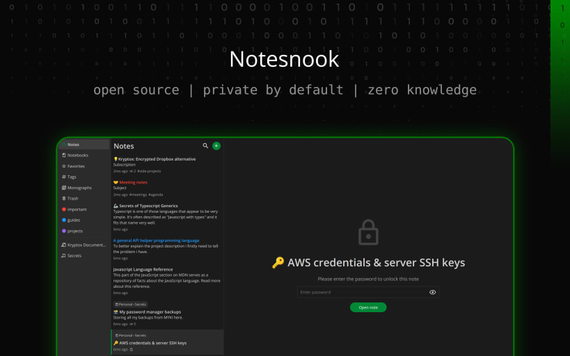 Install Notesnook on Linux | Snap Store