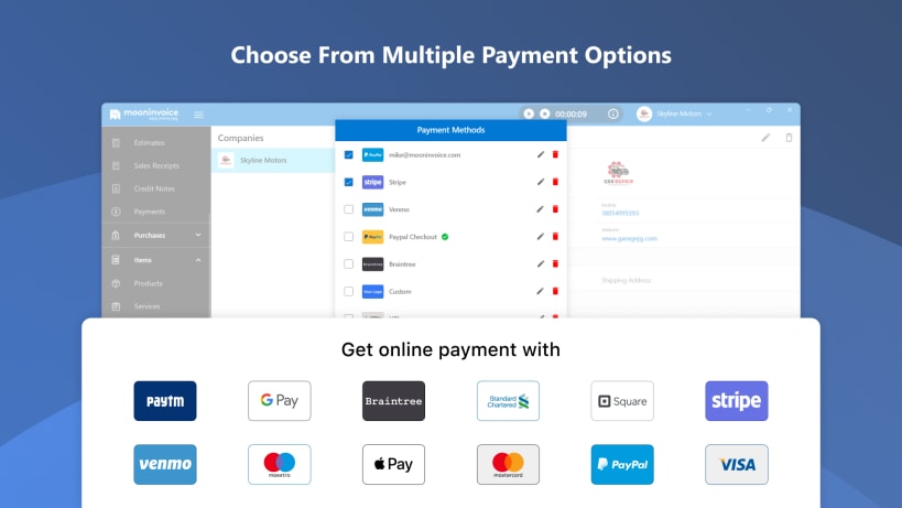 Install Moon Invoice - Billing Maker on Linux | Snap Store