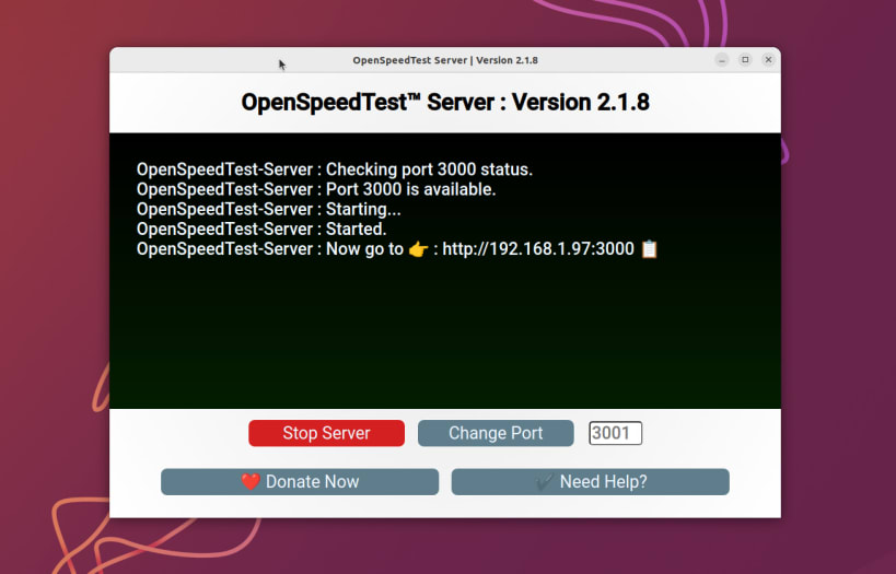 Install OpenSpeedTest-Server on Linux | Snap Store