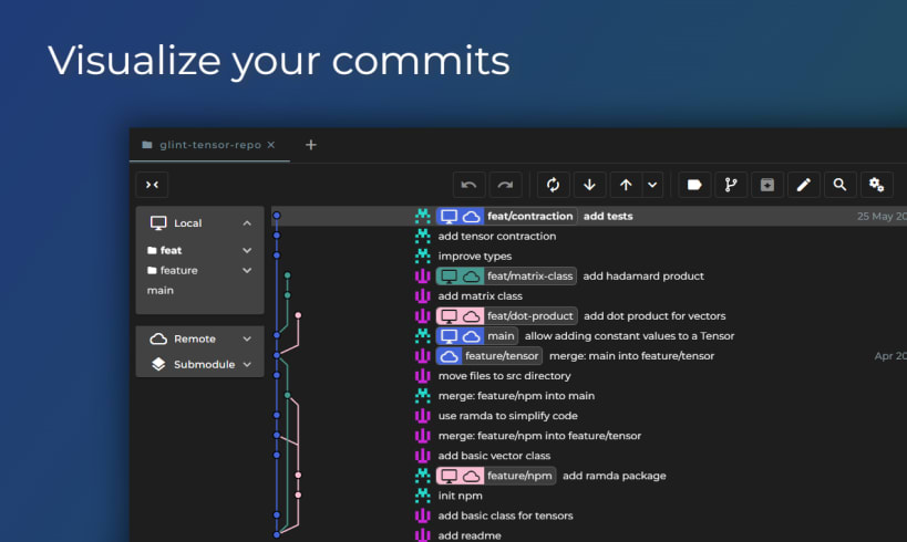 Install Git Glint on Linux | Snap Store