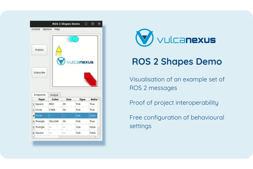 Install Vulcanexus Shapes Demo on Linux | Snap Store