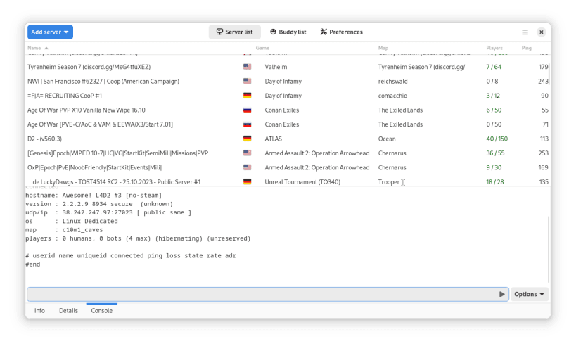 Install Game Server Watcher on Linux | Snap Store