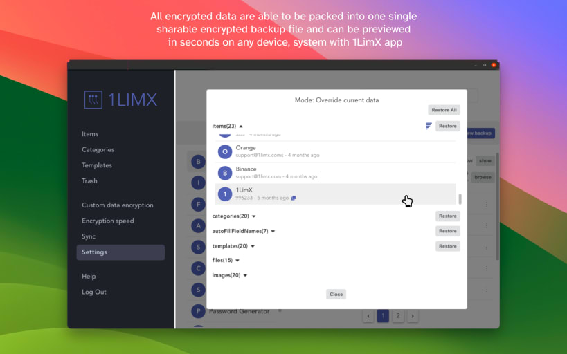 Install File, Password Keeper Manager - 1LimX on Linux | Snap Store