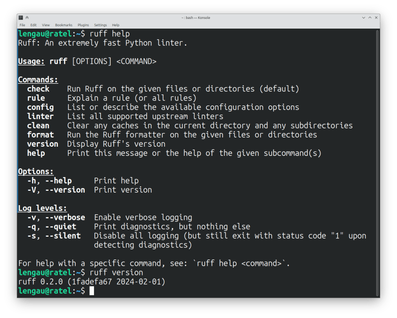 Install ruff on Ubuntu using the Snap Store | Snapcraft