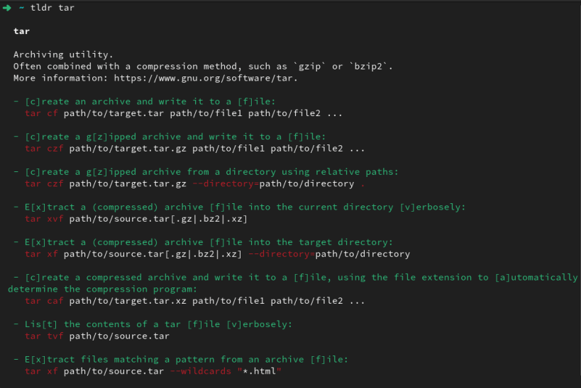 Install tldr on Arch Linux using the Snap Store | Snapcraft