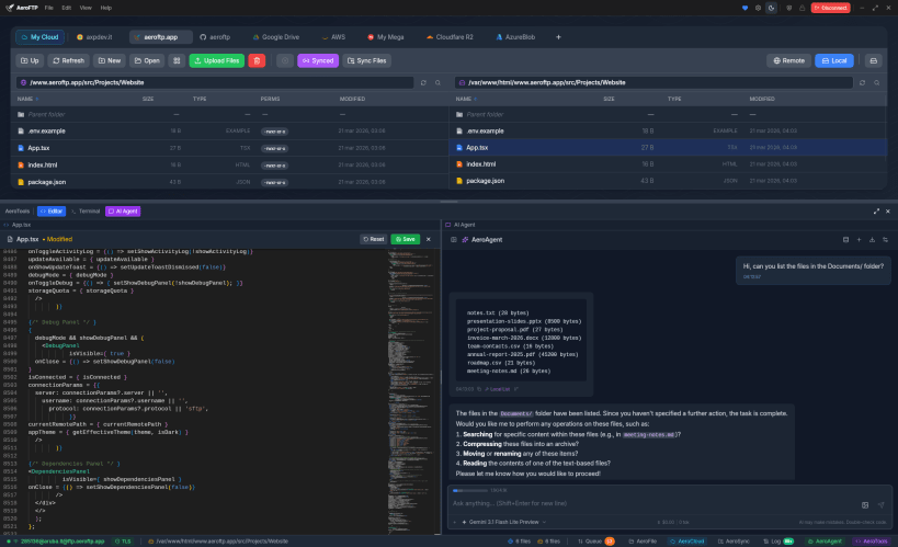 Install aeroftp on Linux | Snap Store