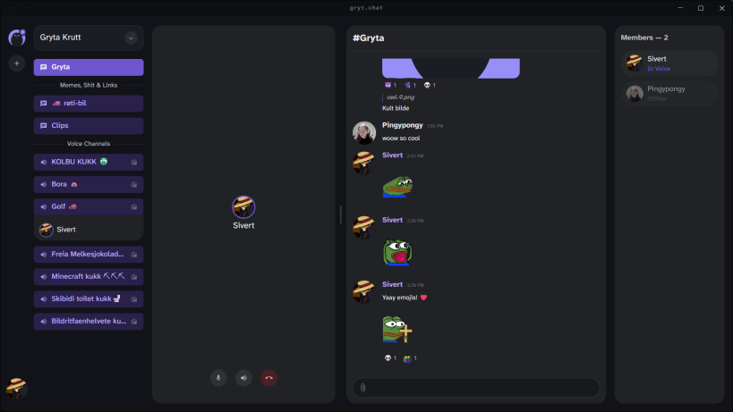 Install Gryt Chat on Linux | Snap Store
