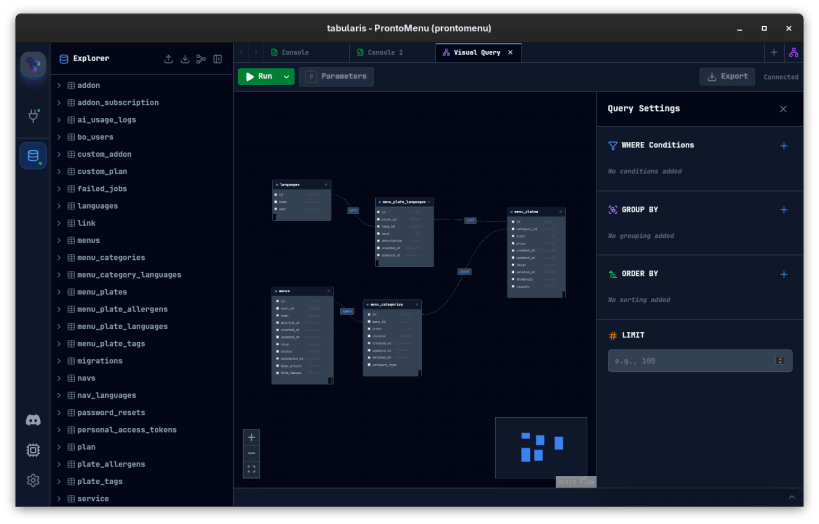 Install tabularis on Linux | Snap Store