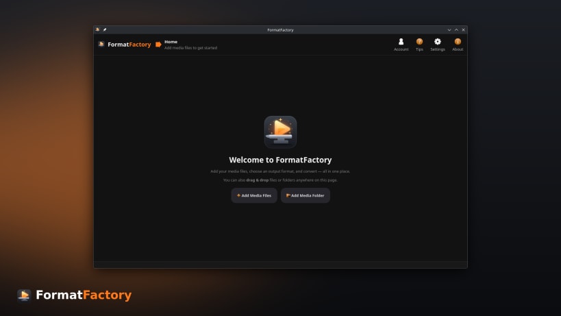 Install FormatFactory - Media Converter on Linux | Snap Store