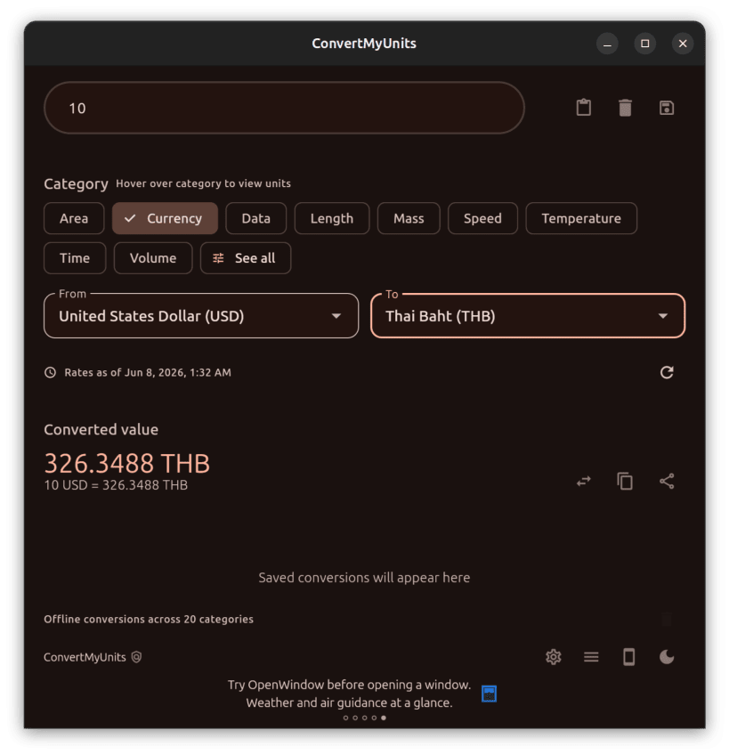 Unit Translator Install ConvertMyUnits: Unit converter on Linux | Snap Store