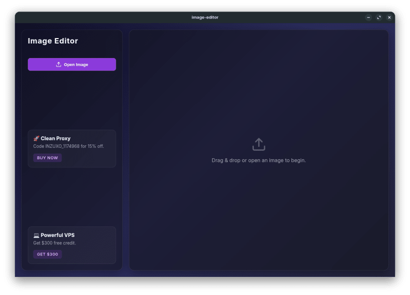 Install Image Editor on Linux | Snap Store