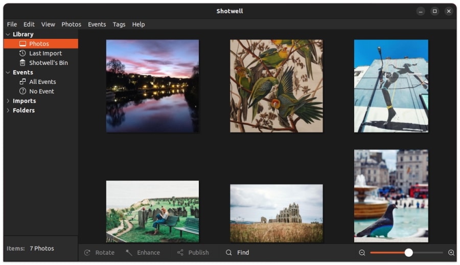 Shotwell screenshot