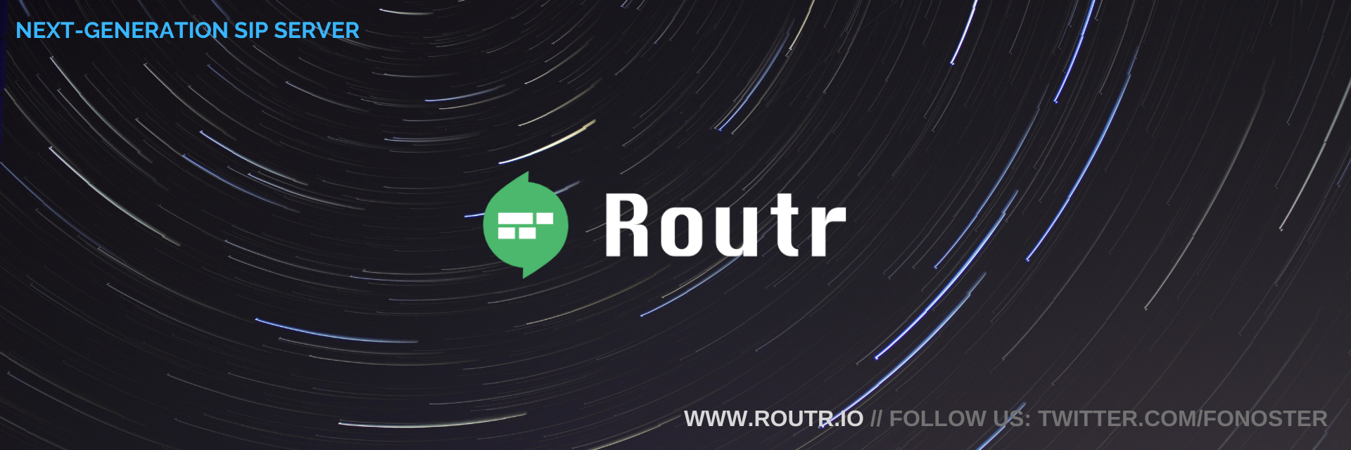 Routr Server banner
