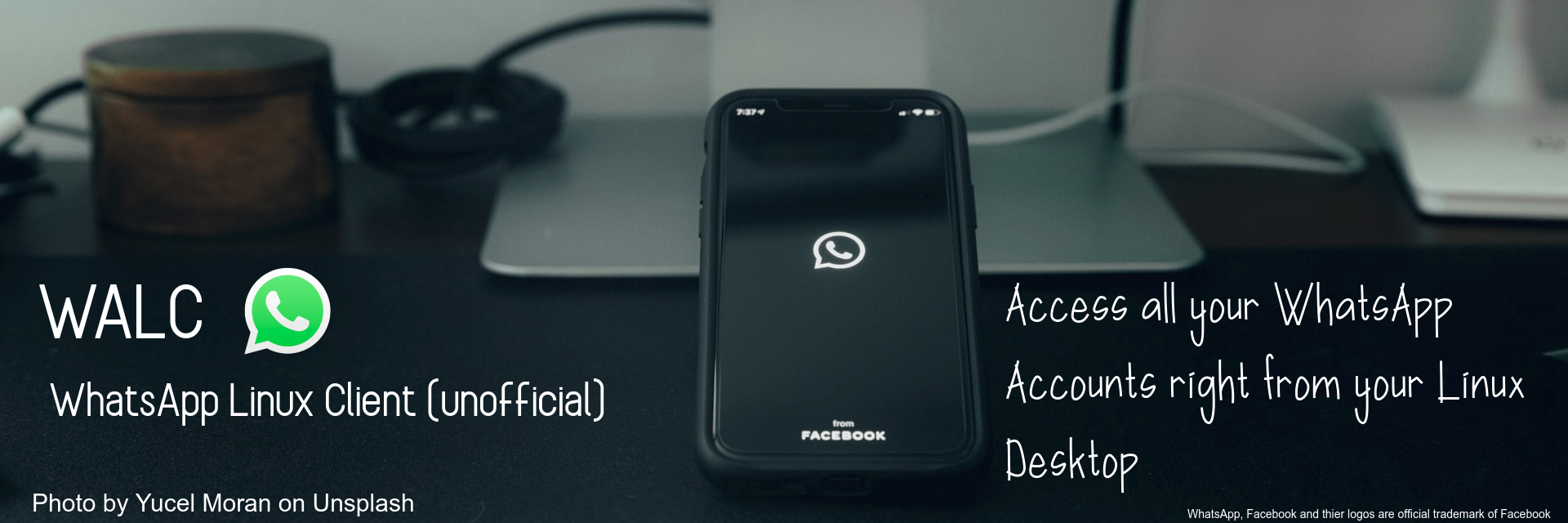 WALC - unofficial WhatsApp Linux Client banner