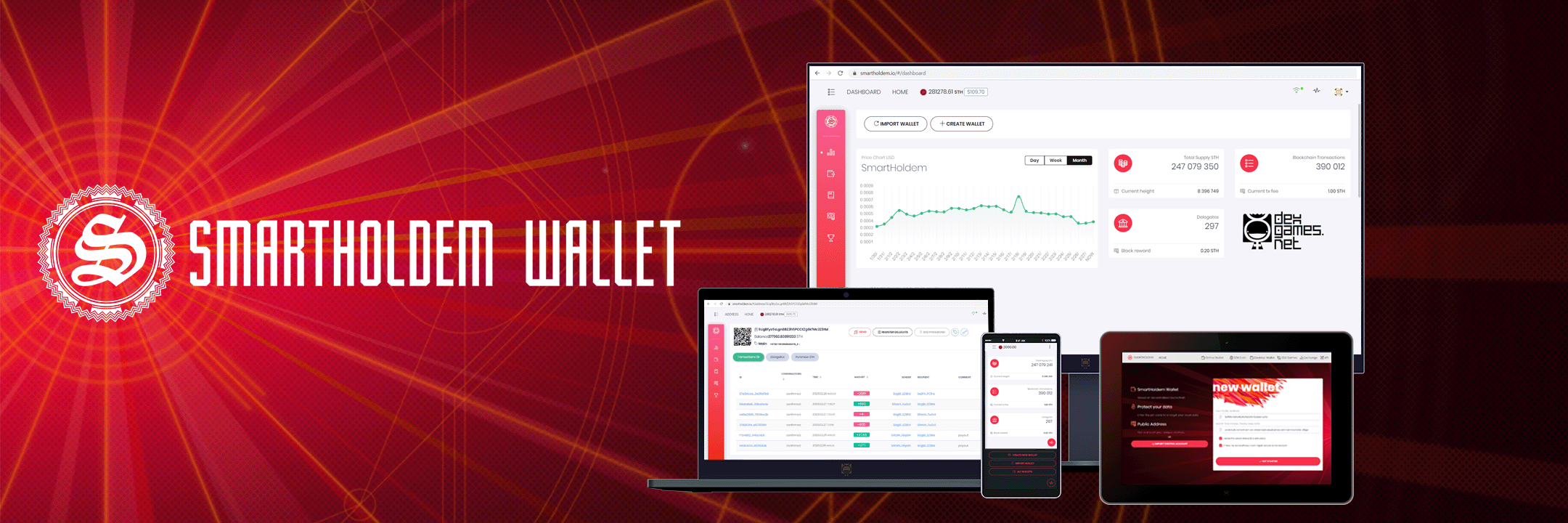 SmartHoldem Secure Desktop Crypto Wallet banner