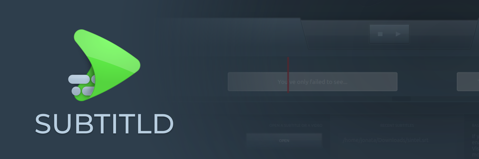 Subtitld banner