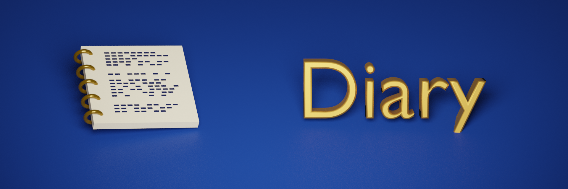 Diary banner
