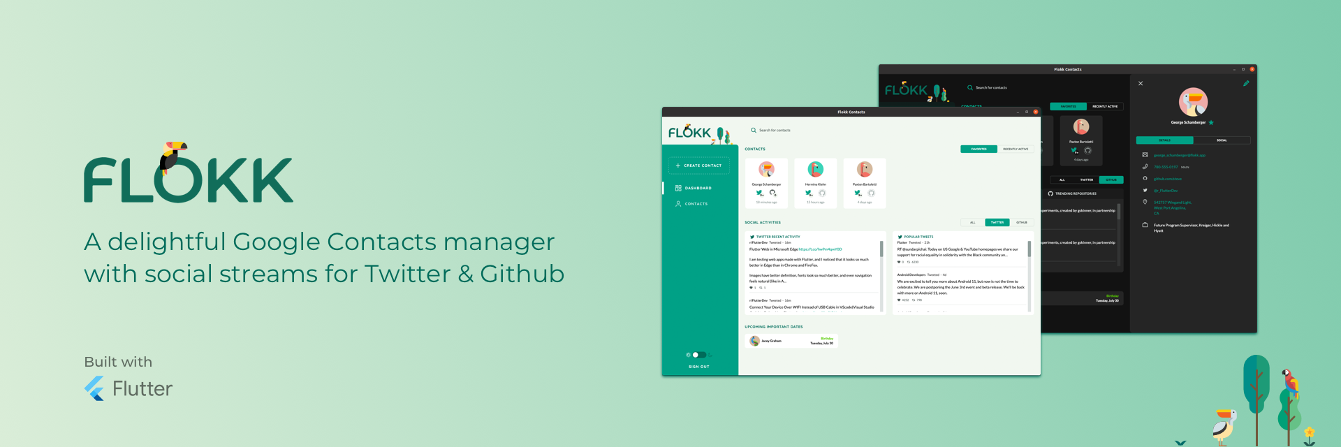 Flokk Contacts banner
