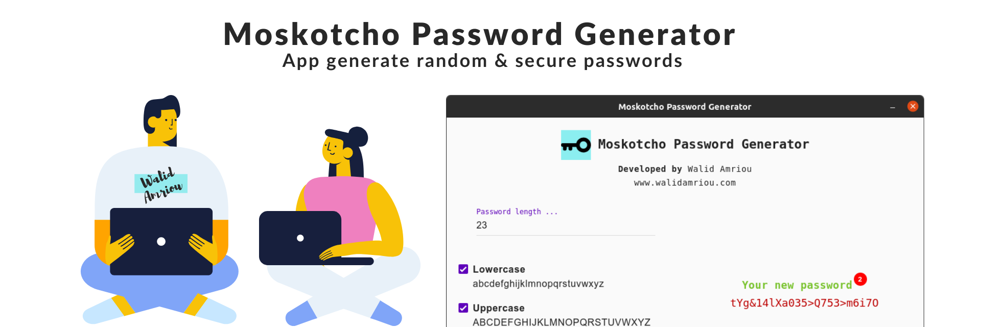 Moskotcho Password Generator banner