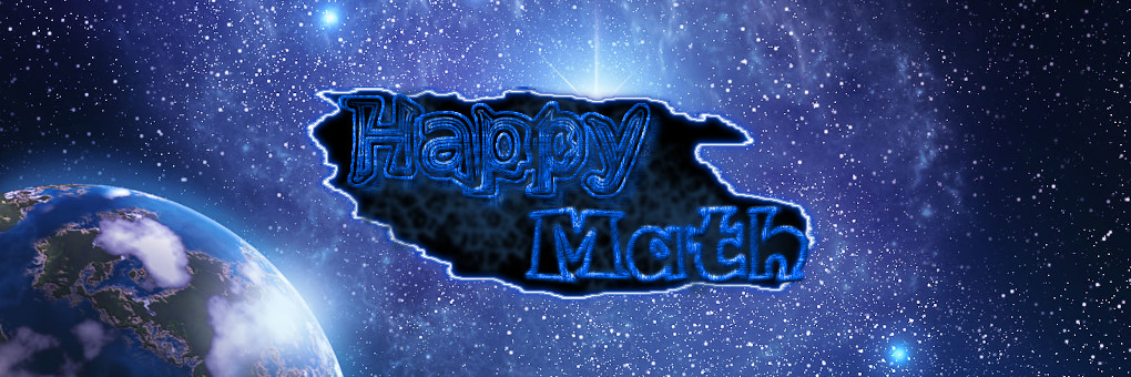 Happy Math banner