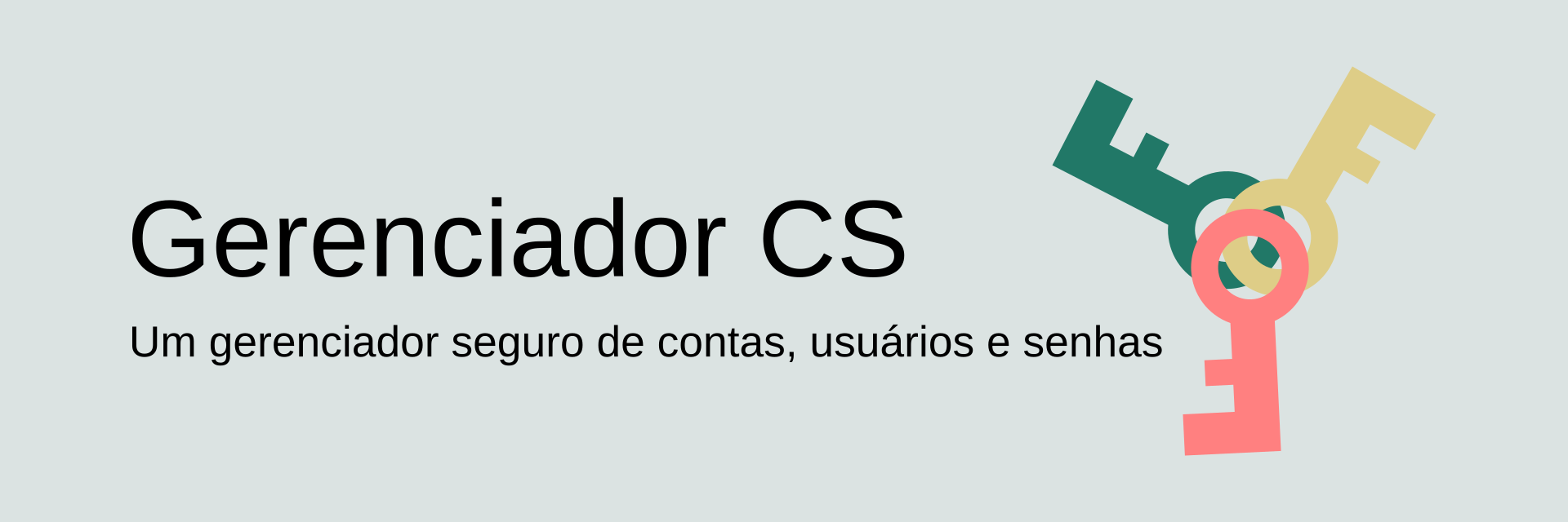 Gerenciador de Contas e Senhas banner