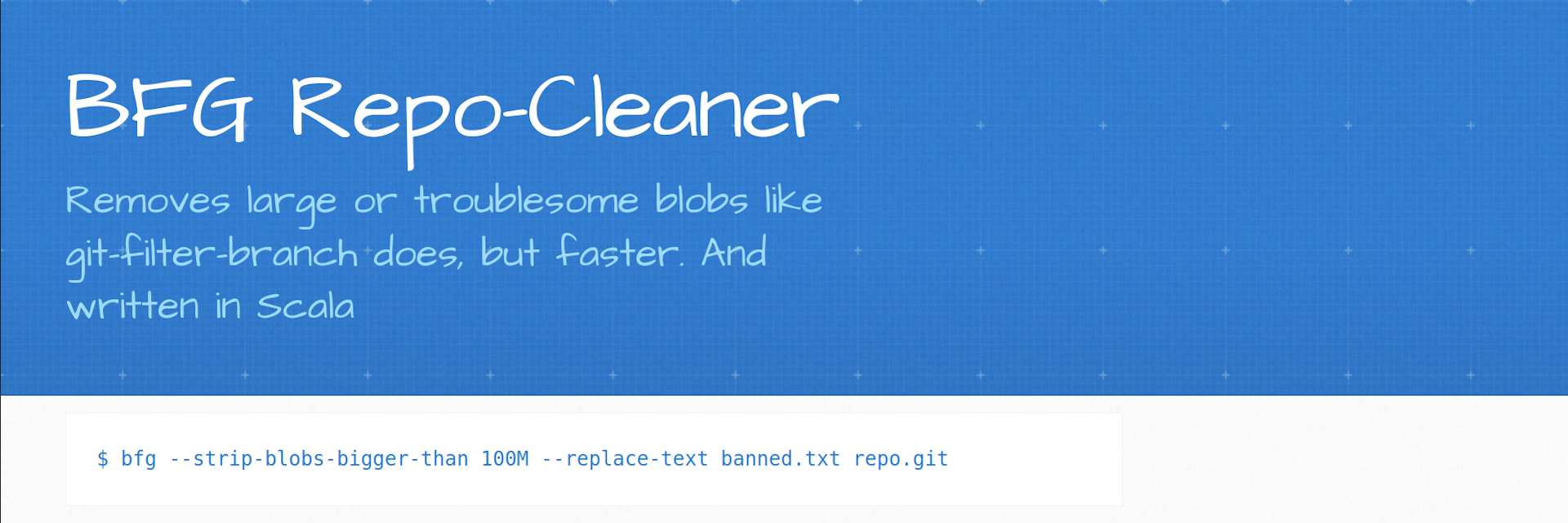 BFG Repo-Cleaner (UNOFFICIAL) banner