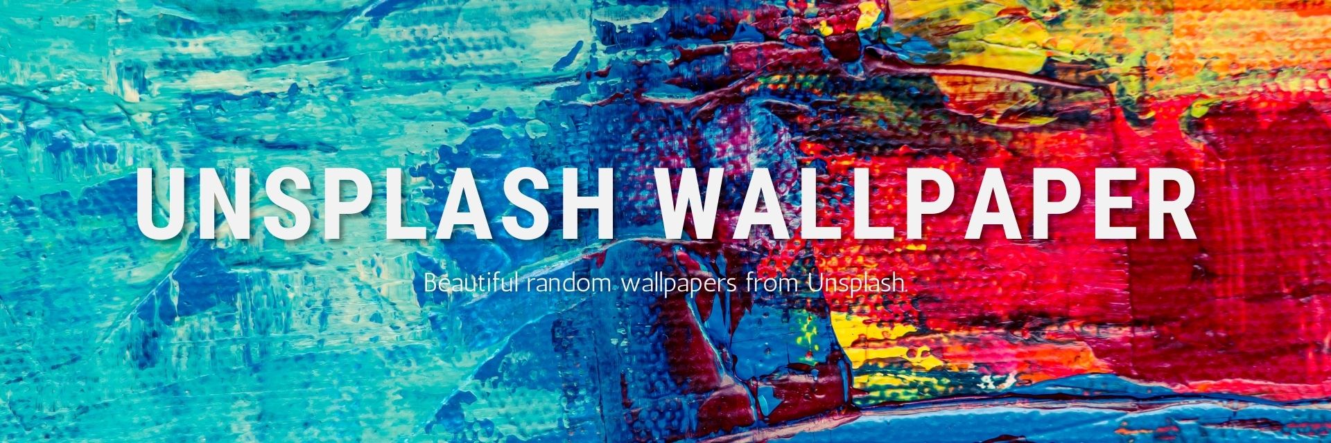 Unsplash Wallpaper banner