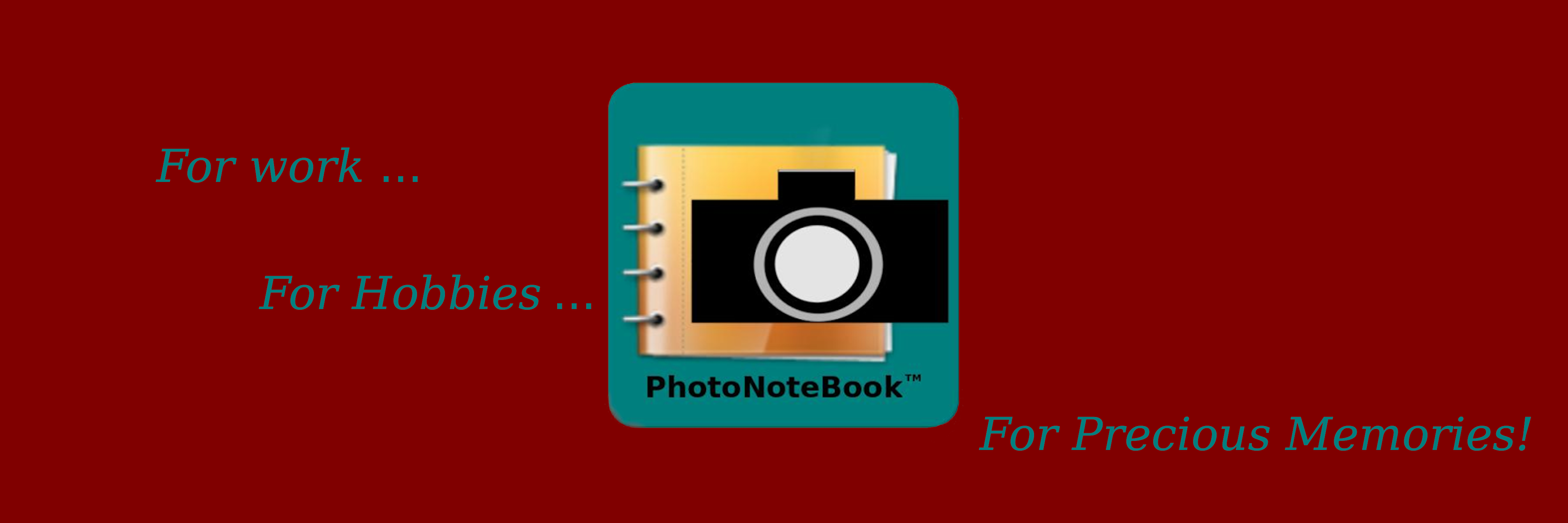 PhotoNoteBook™ banner