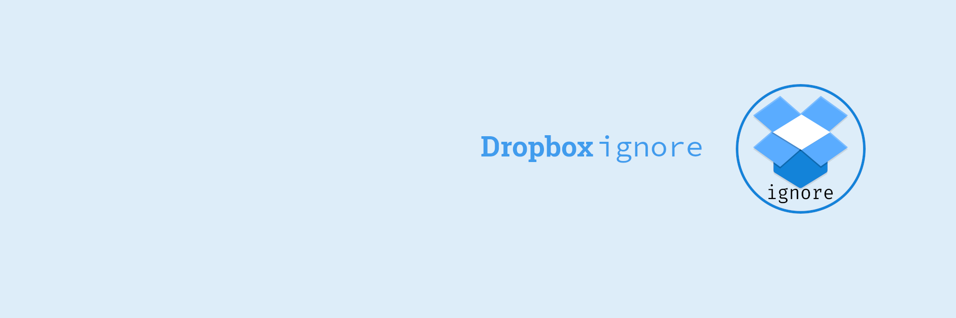 dropboxignore banner