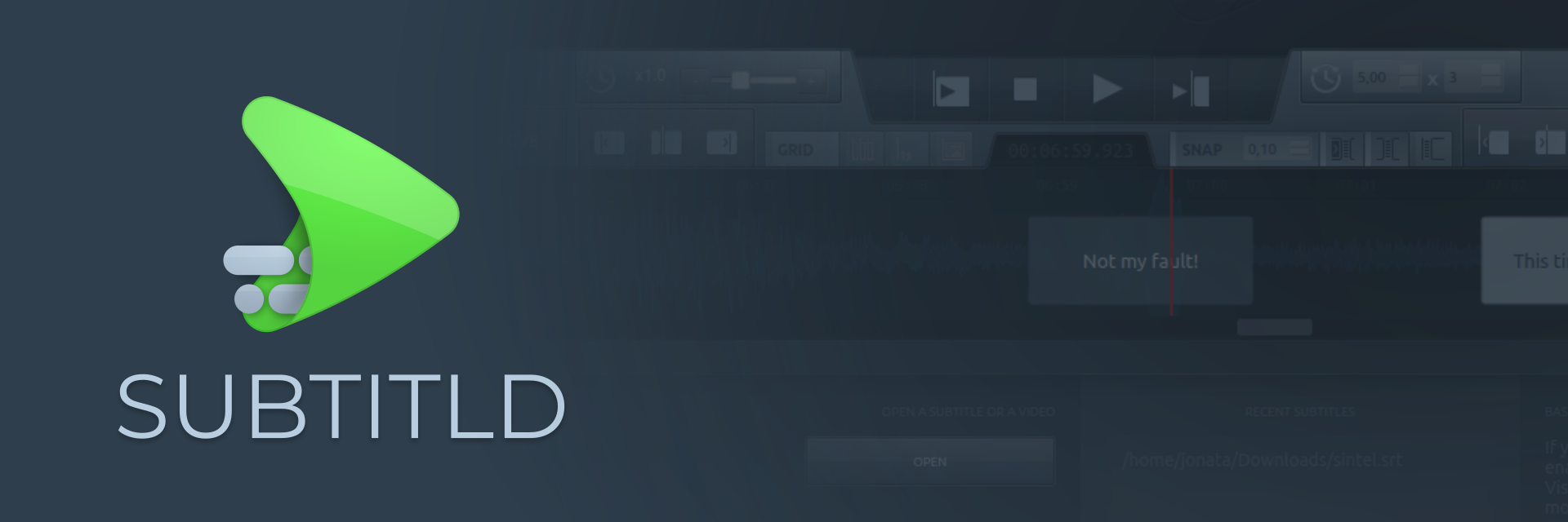 Subtitld banner