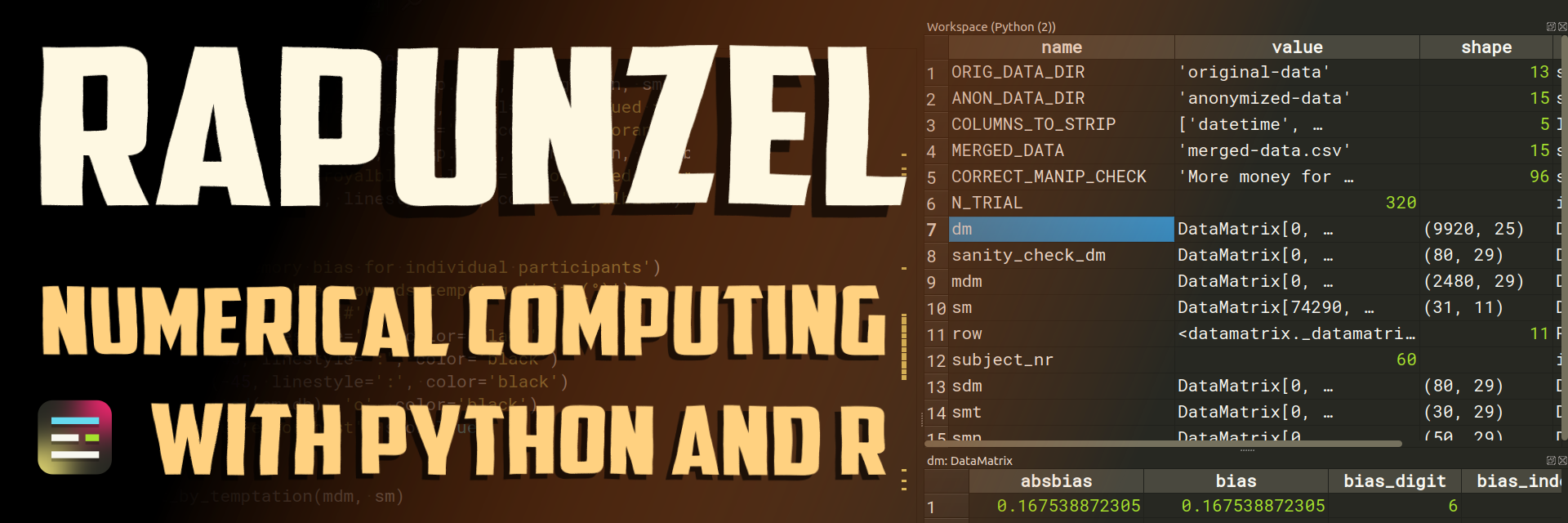 Rapunzel Code Editor banner
