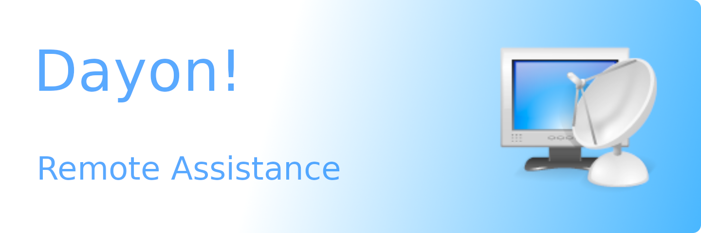 Dayon! remote assistance made easy banner
