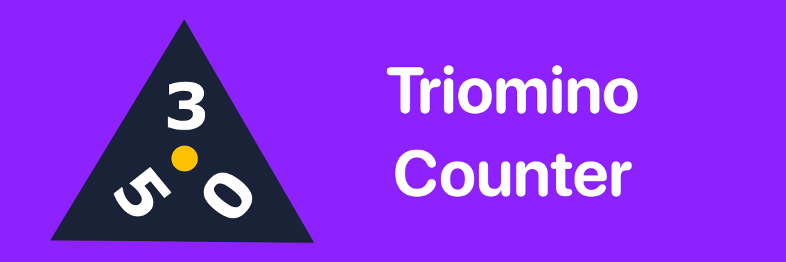 Triomino Counter banner