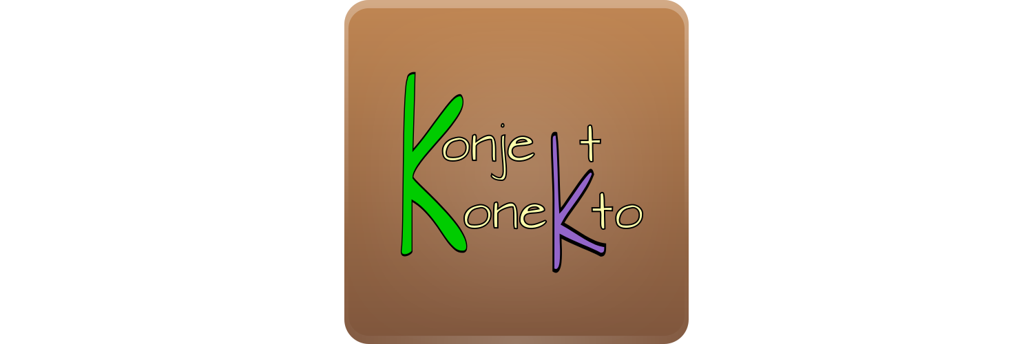 KonjektKonekto Esperanto Spelling Game banner