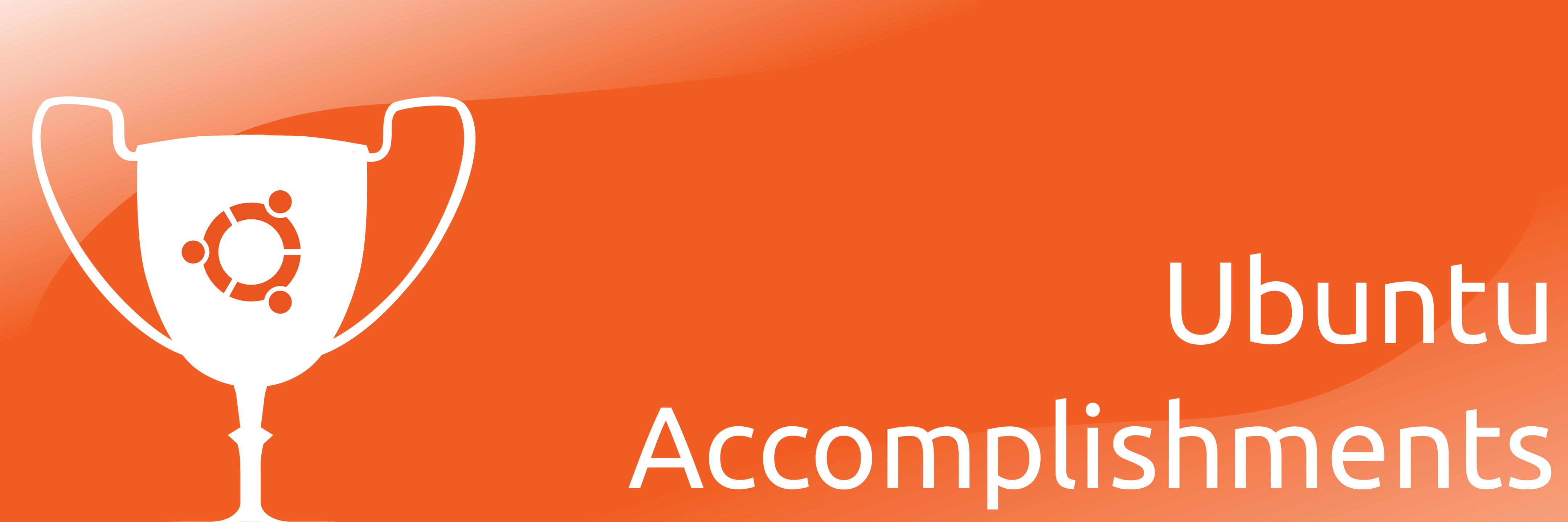 Ubuntu Accomplishments banner
