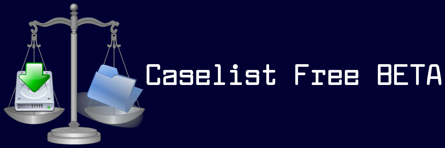 Caselist Free BETA banner