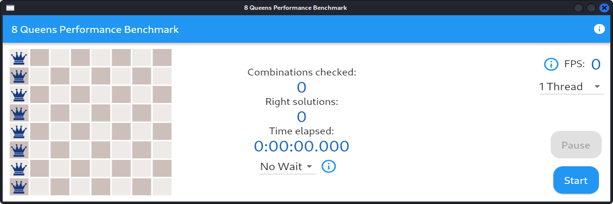 8 Queens Performance Benchmark banner