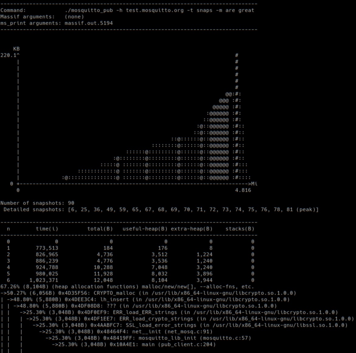 Install valgrind for Linux using the Snap Store Snapcraft