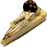 Cheesecake caramelpunt