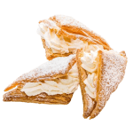 Appelflap met slagroom