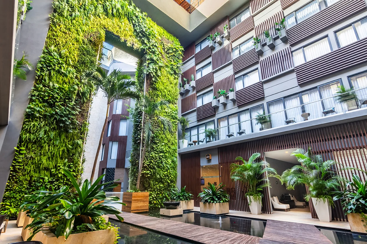 The Fives Downtown Lobby The Fives Downtown Lavabo Playa del Carmen Desarrollos Inmobiliarios