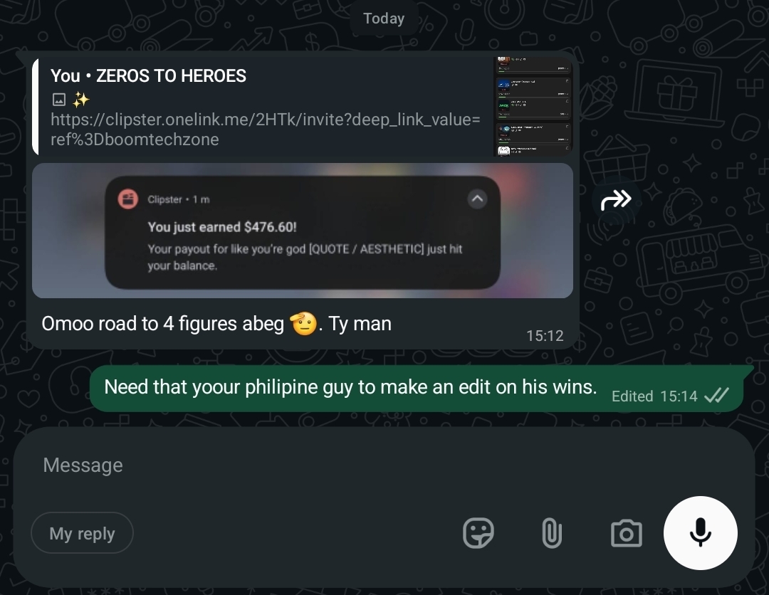 Early TCA activity screenshot