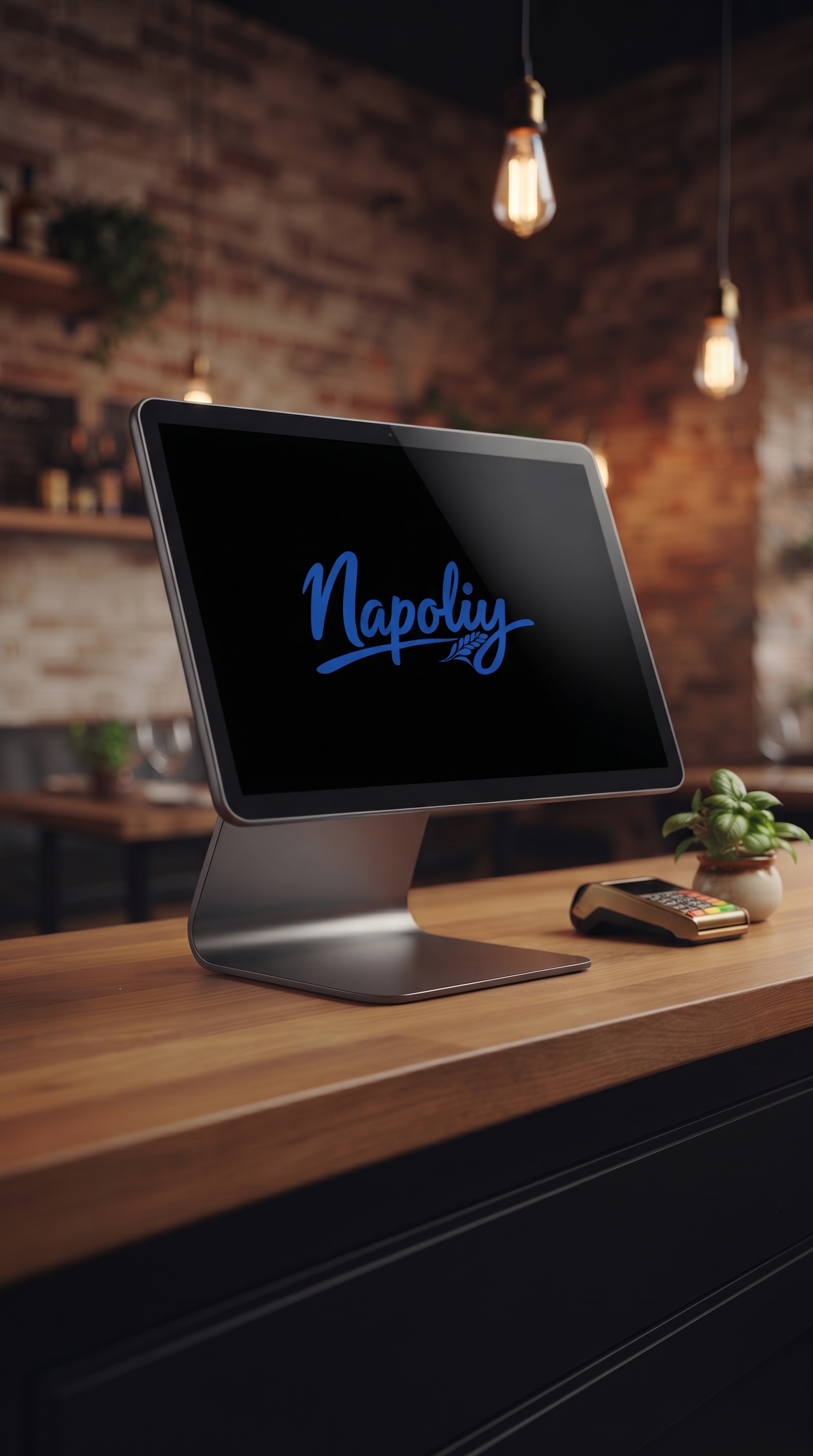 Android POS terminal used with the Napoliy restaurant POS system