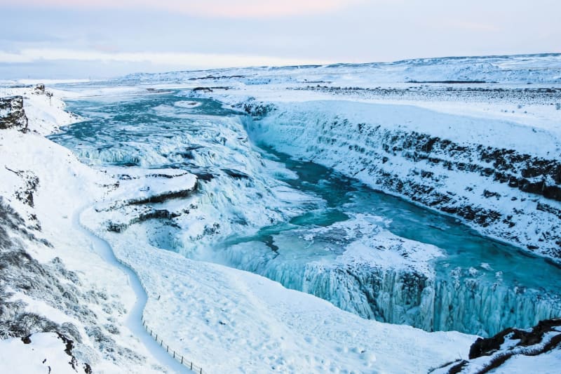 Image of Gullfoss Waterfall in Iceland