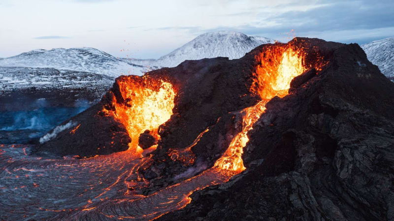 Image of Volcano Geldingagadalir Iceland