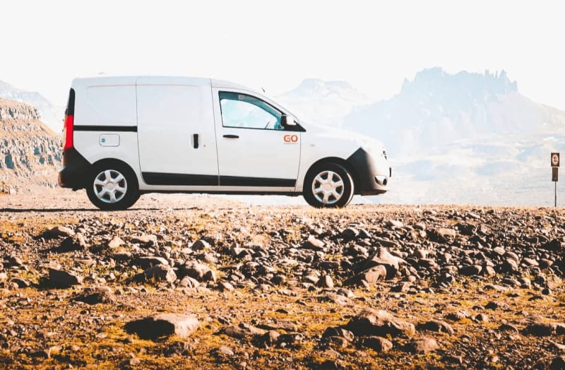 Image of a camper in Iceland - Iceland Car Rental